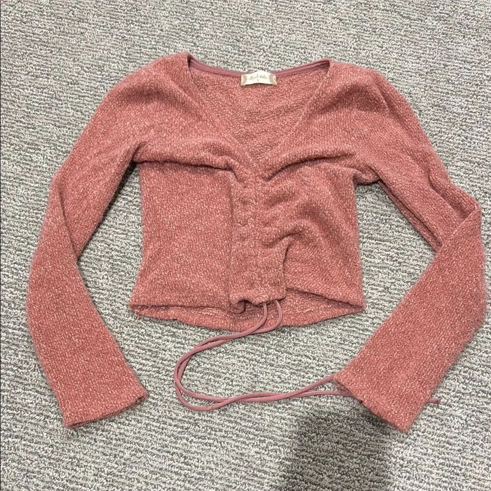 Altar’d State Pink Knit Sweater
